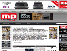 Tablet Screenshot of musikkweb.no